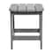 Flash Furniture Charlestown All-Weather Poly Resin Wood Adirondack Side Table in Gray JJ-T14001-GY-GG - alternate 3